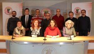 Türk Tabipler Birliği Merkez Konseyi üyeleri yaptıkları açıklamada ‘Hukuk’ ve