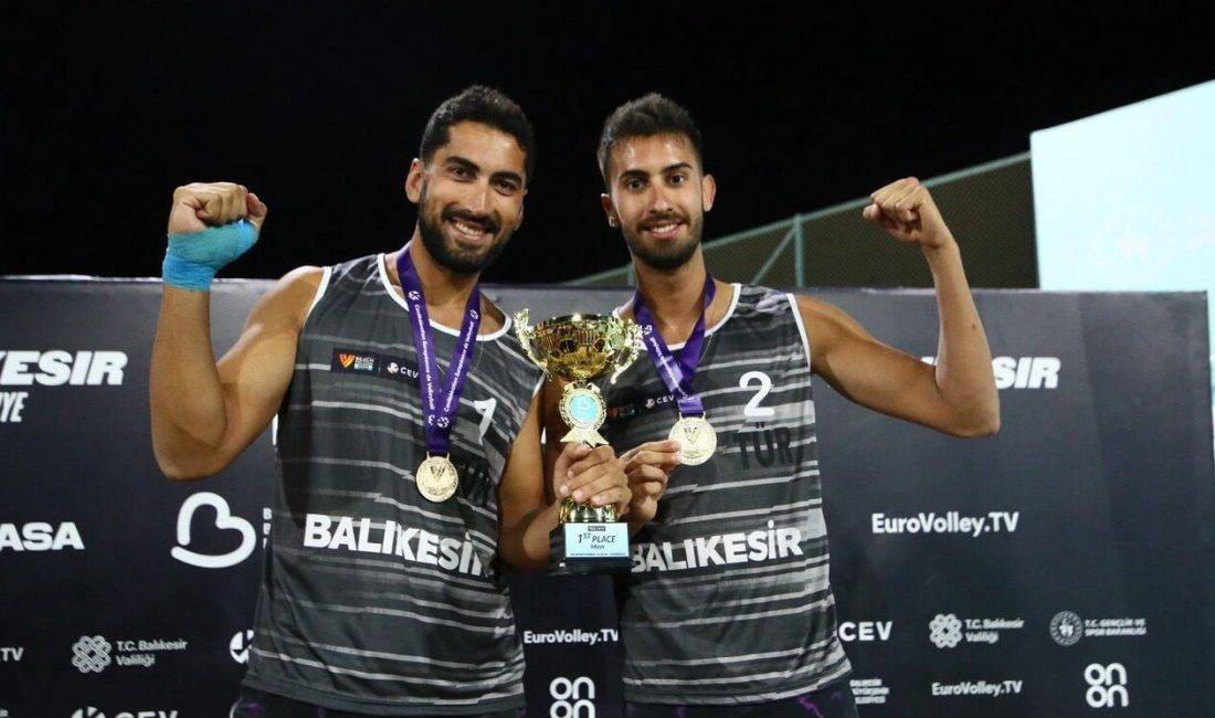 Yusuf Özdemir ve Batuhan Kuru 2025 Beach Pro Tour Balıkesir