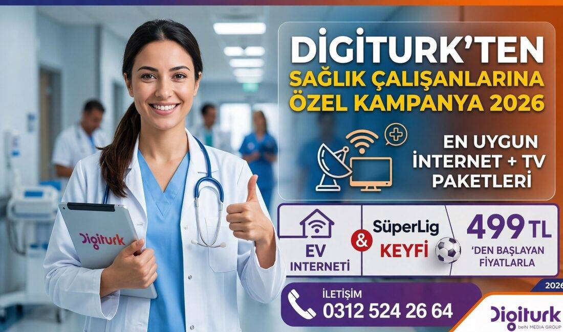 Digiturk sağlık çalışanlarına özel bir kampanya duyurdu. Digiturk sağlık personellerine