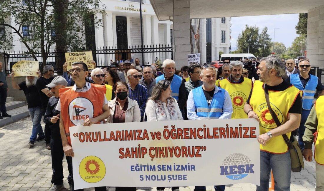 Eğitim Sen İzmir 5 Nolu Şube Başkanı Savaş Candemir, Buca’da