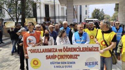 Eğitim Sen İzmir 5 Nolu Şube Başkanı Savaş Candemir, Buca’da