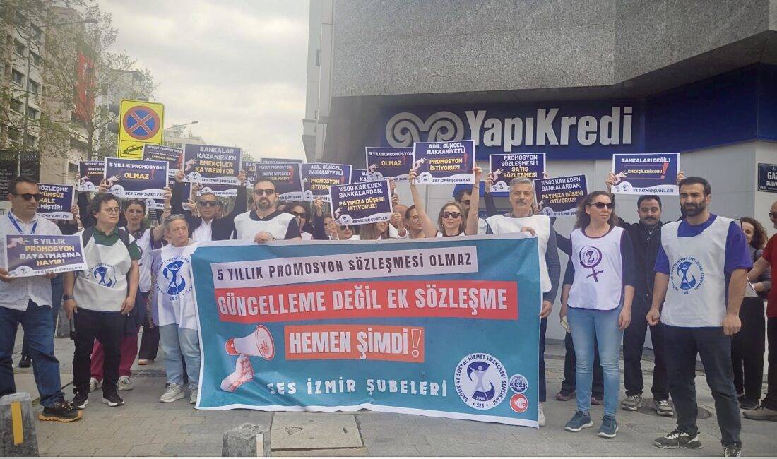 SES İzmir Şubeleri yaptığı açıklamada, anlaşmalı banka Yapı Kredi Bankası