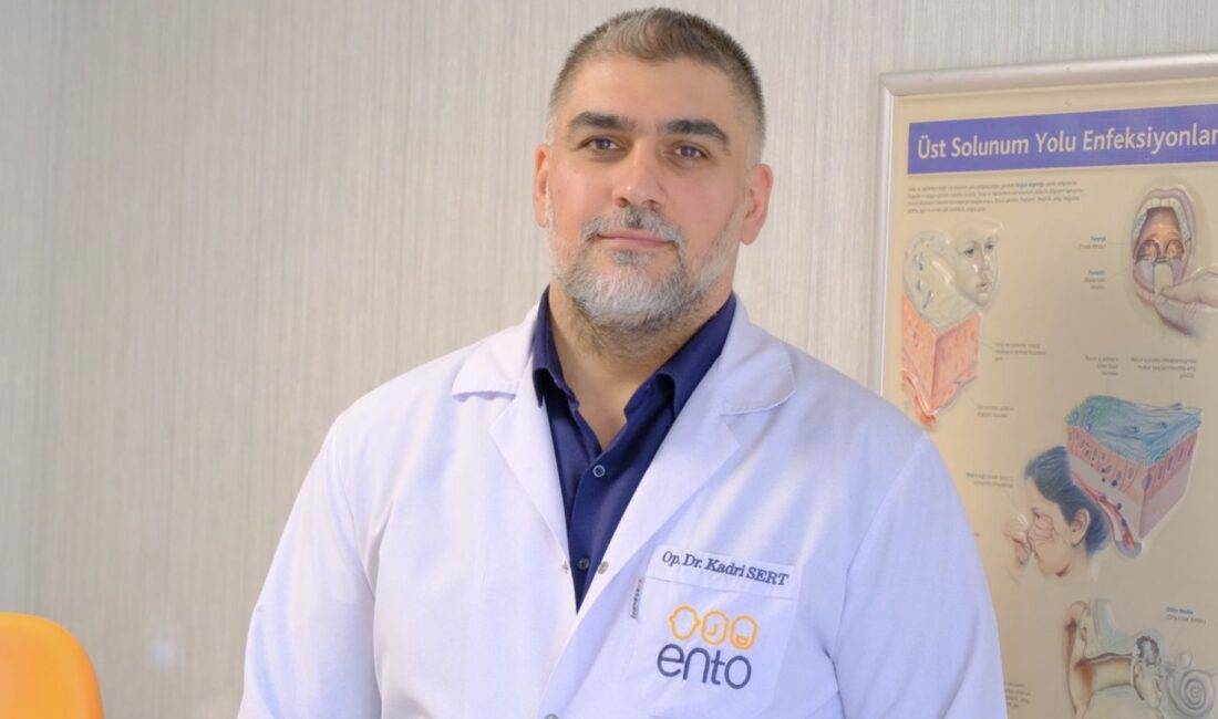 Kulak Burun Boğaz Uzmanı Op. Dr. Kadri Sert, çocuklarda sık