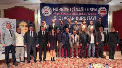 Hızla büyüyen Hürriyetçi Sağlık Sen’in 2. Olağan Kongresi Ankara’da gerçekleşti. Sağlık