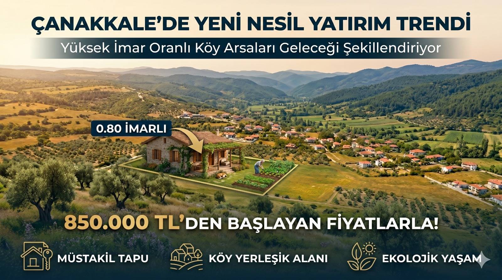 Çanakkale’de arsa fırsatı hakkında bilgi veren uzmanlar, Çanakkale'nin ekolojik zenginliğe