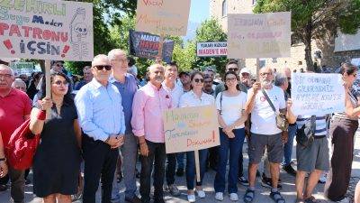 Maden Aranan Yukarı Kızılca Köyü’nde Topyekün Direniş Başladı ! Doğaya ve insan sağlığına zararlı kurşun ve çinko madeni sondaj