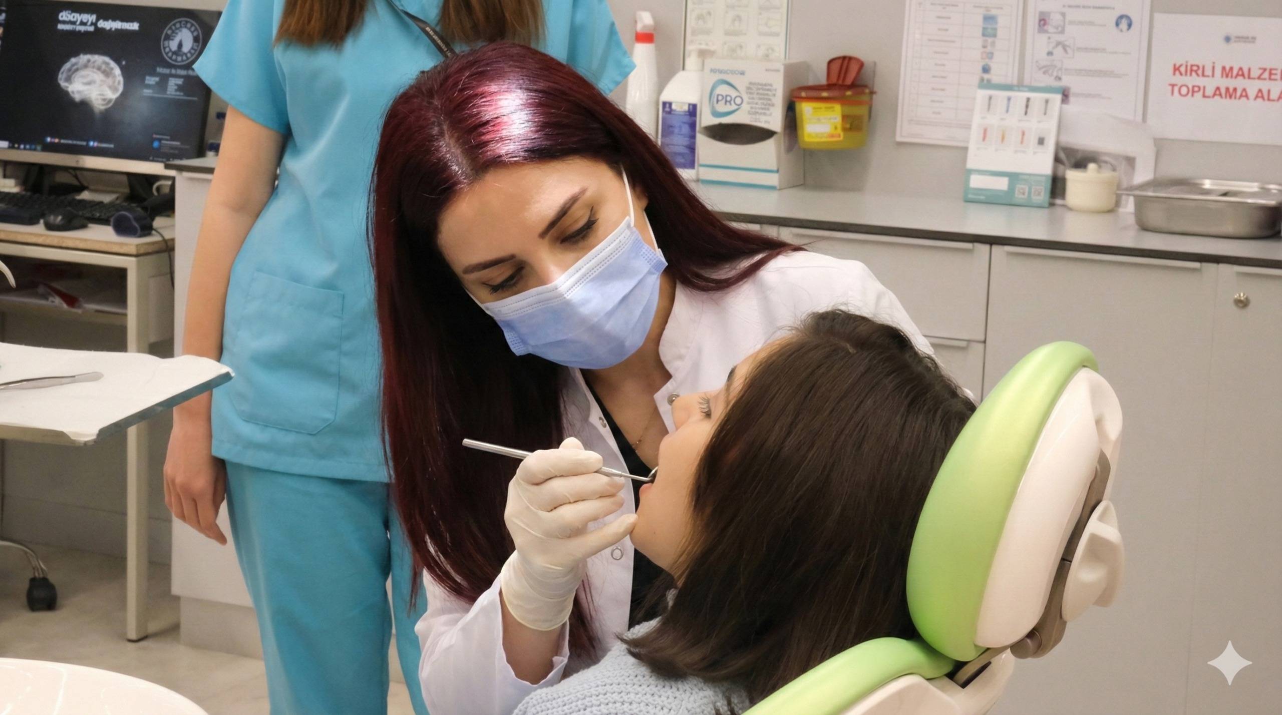Diş hekimliği eğitiminde klinik deneyimin önemine dikkat çekilirken, öğrencilerin gerçek