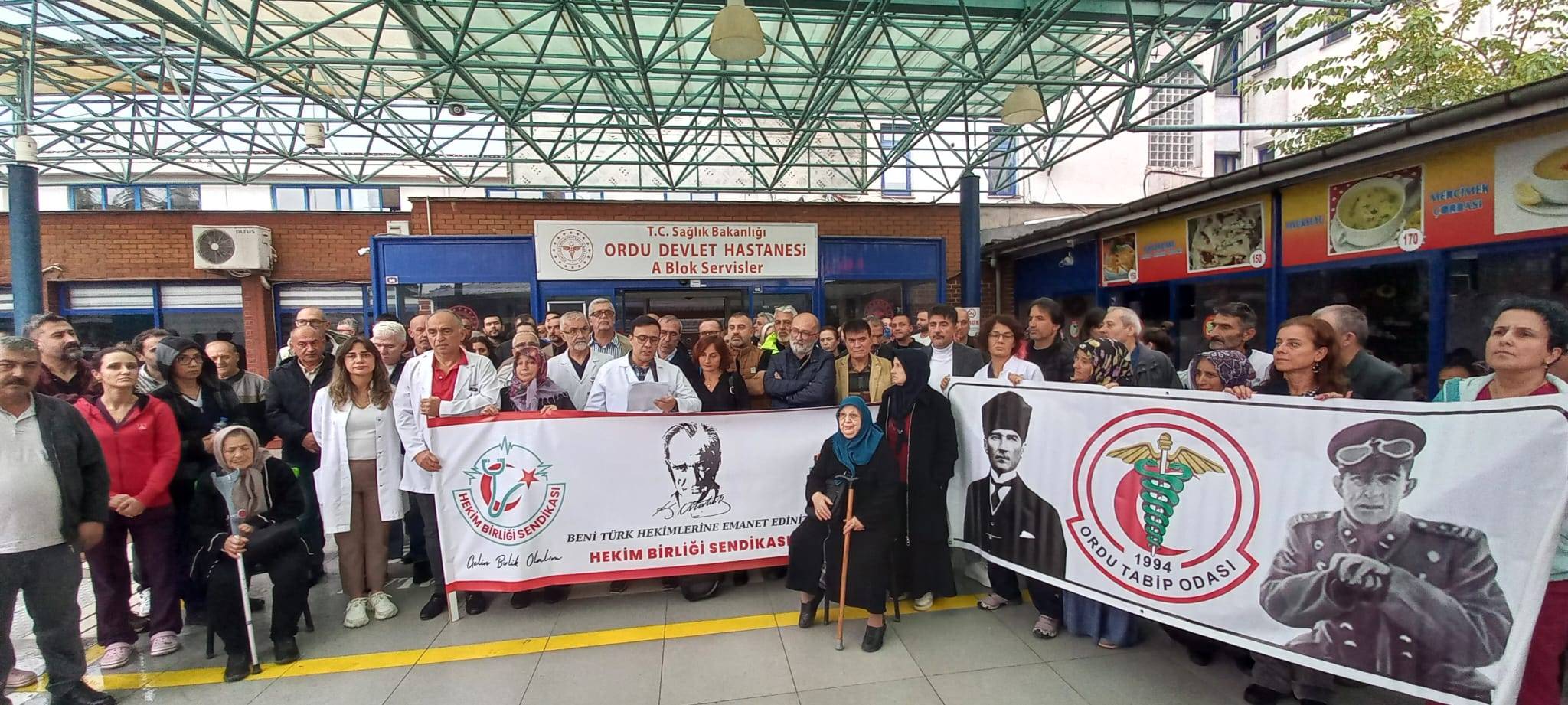 Ordu Tabip Odası ile Hekim Birliği Sendikası, Ordu Devlet Hastanesi’nde